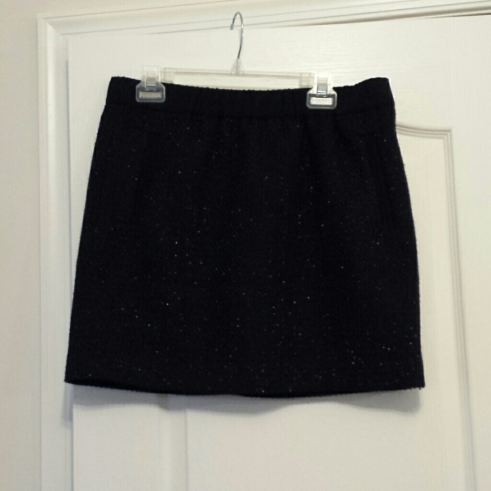 Black sparkly skirt